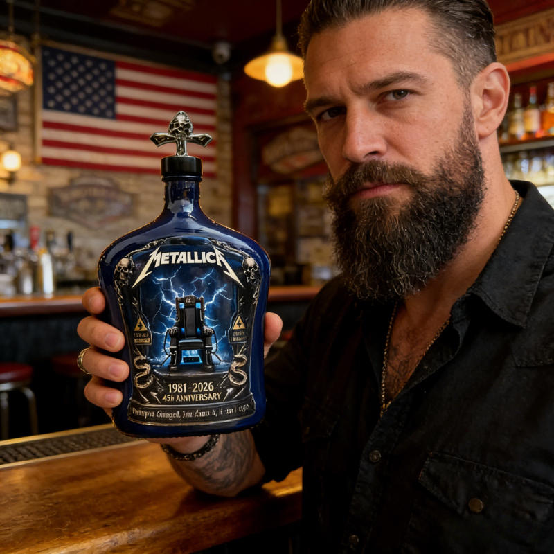 Metallica 45th Anniversary Whi - Glass Decanter Whiskey reseña y precio