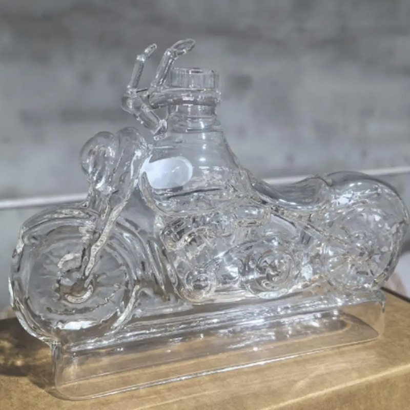 Motorcycle Style Whisky Decant - Glass Decanter Whiskey reseña y precio