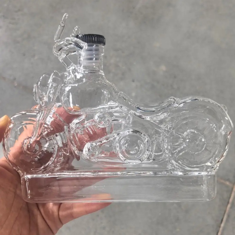 Motorcycle Style Whisky Decant - Glass Decanter Whiskey reseña y precio