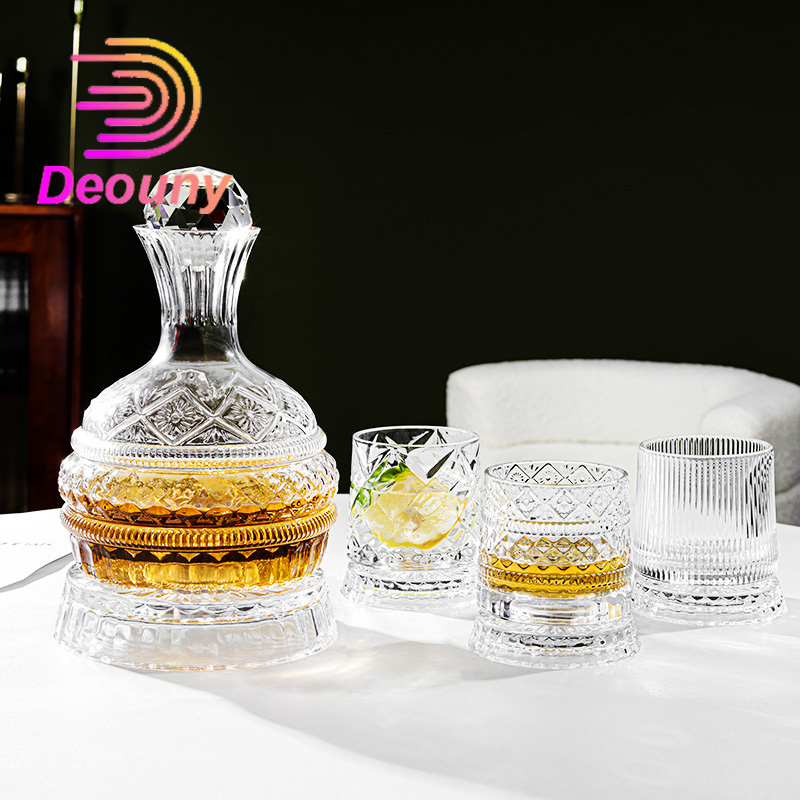 DEOUNY European Star Diamond R - Glass Decanter Whiskey reseña y precio