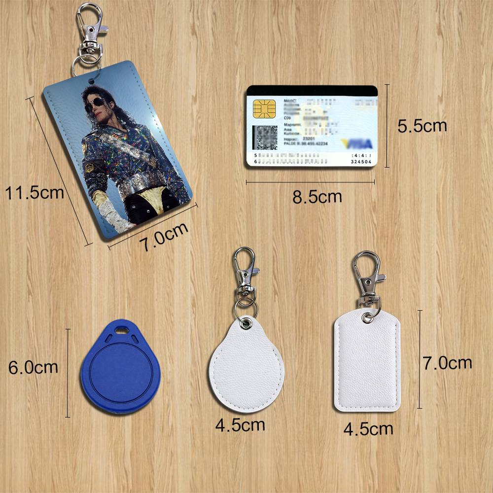 Dance King Michael Jackson MJ  - Leather Card Wallet reseña y precio