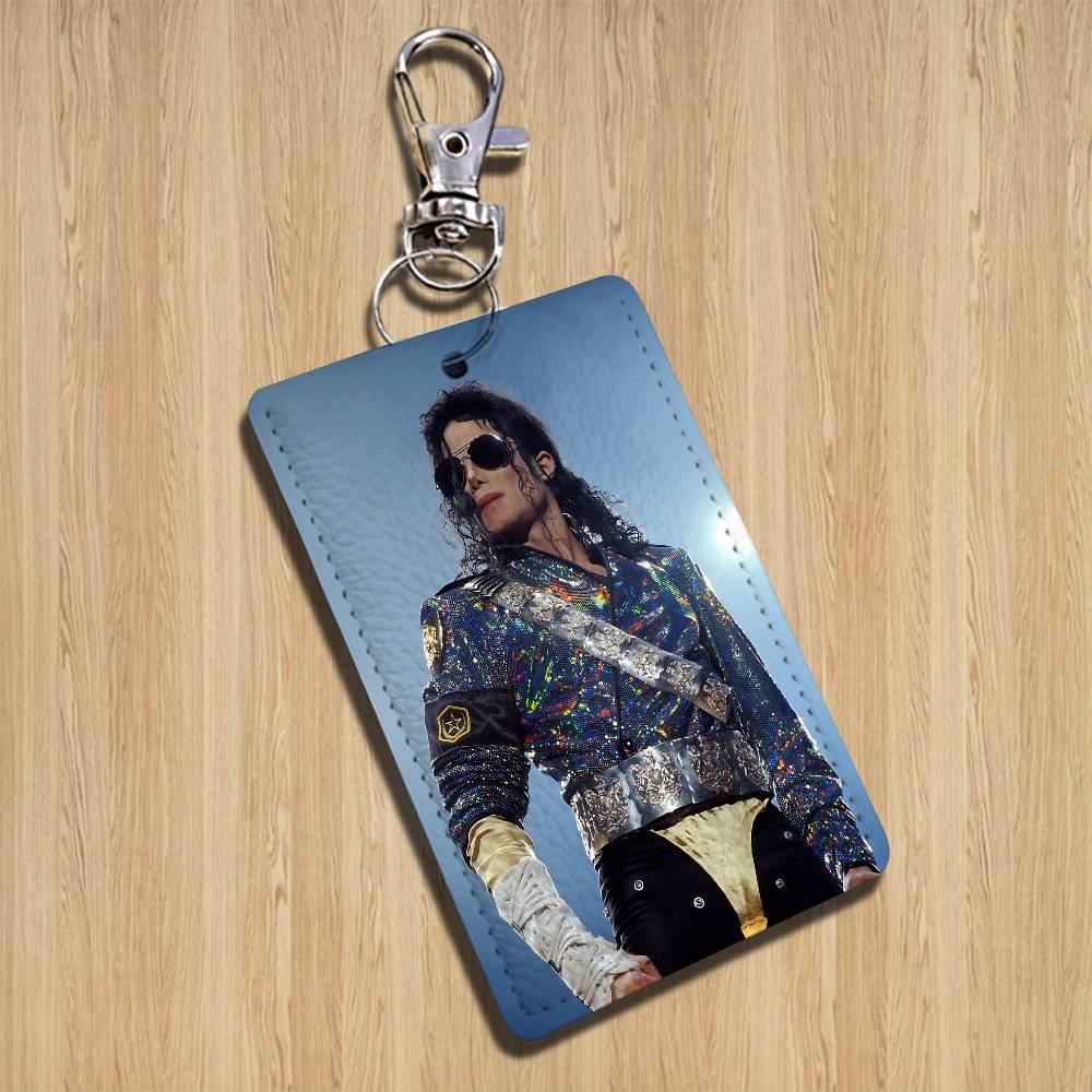 Dance King Michael Jackson MJ  - Leather Card Wallet reseña y precio
