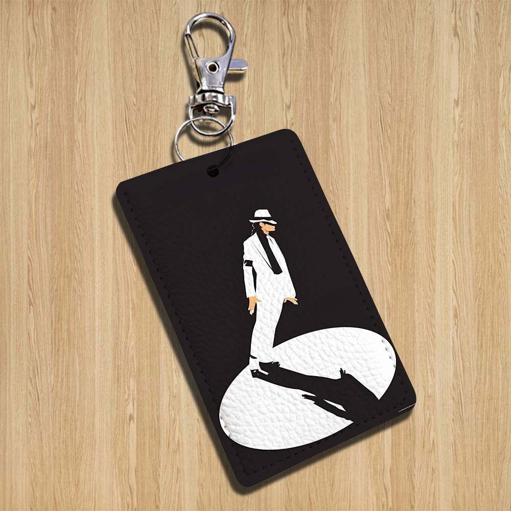 Dance King Michael Jackson MJ  - Leather Card Wallet reseña y precio