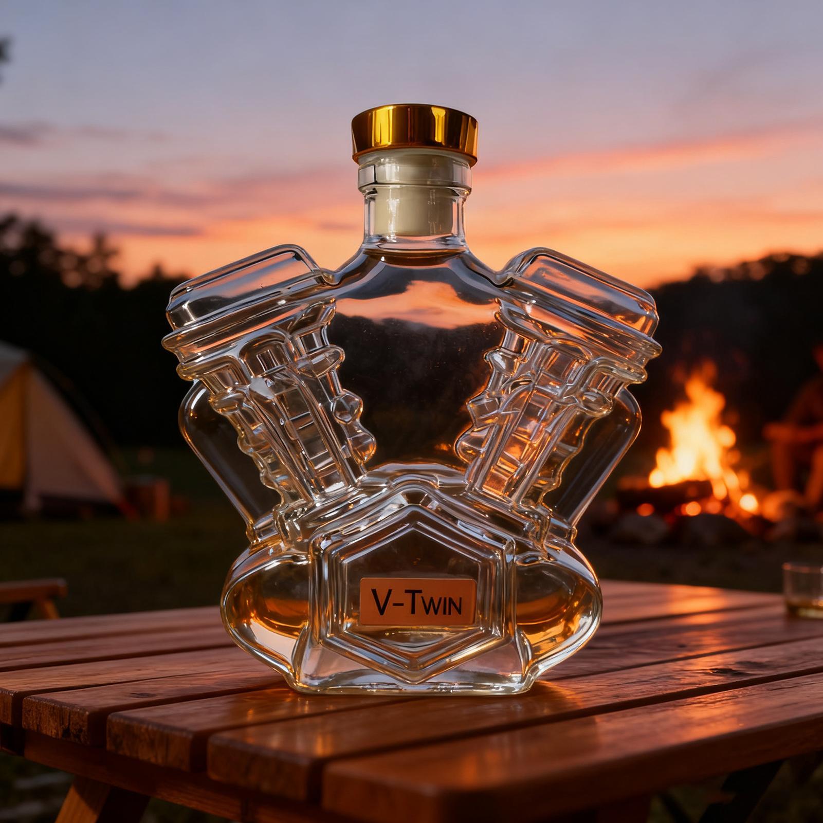 Empty Whiskey Bottles Househol - Glass Decanter Whiskey reseña y precio