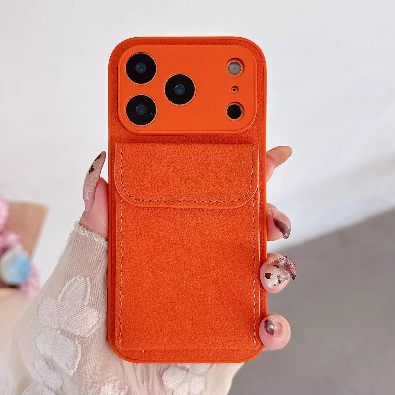 Card Slot Wallet PU Leather Br - Leather Card Wallet reseña y precio