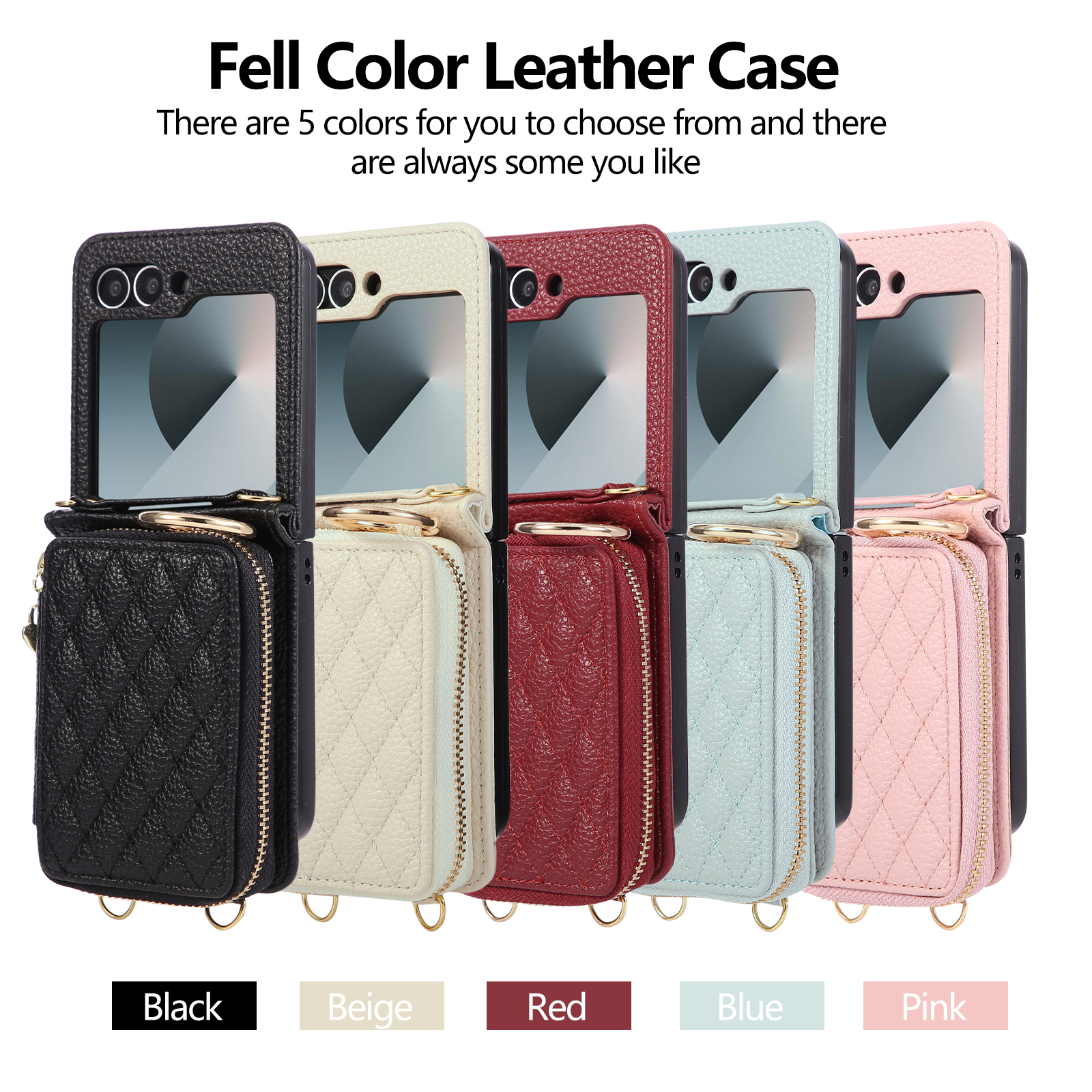 Crossbody Zipper Cards Solt Wa - Leather Card Wallet reseña y precio