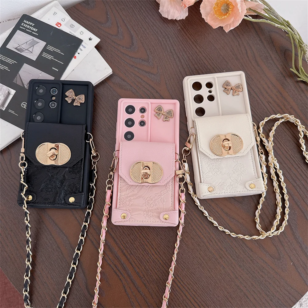 Crossbody Phone Case Wallet Ca - Leather Card Wallet reseña y precio