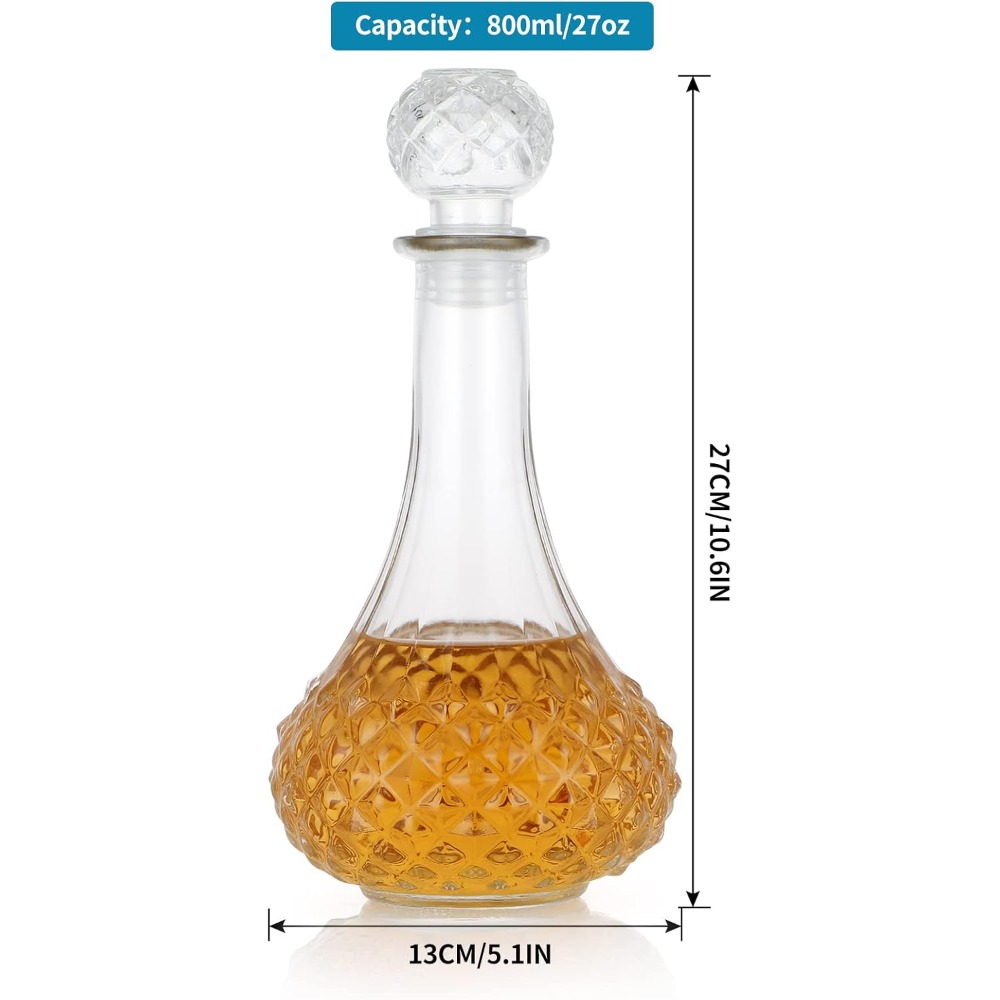 Glass Decanter with Airtight S - Glass Decanter Whiskey reseña y precio