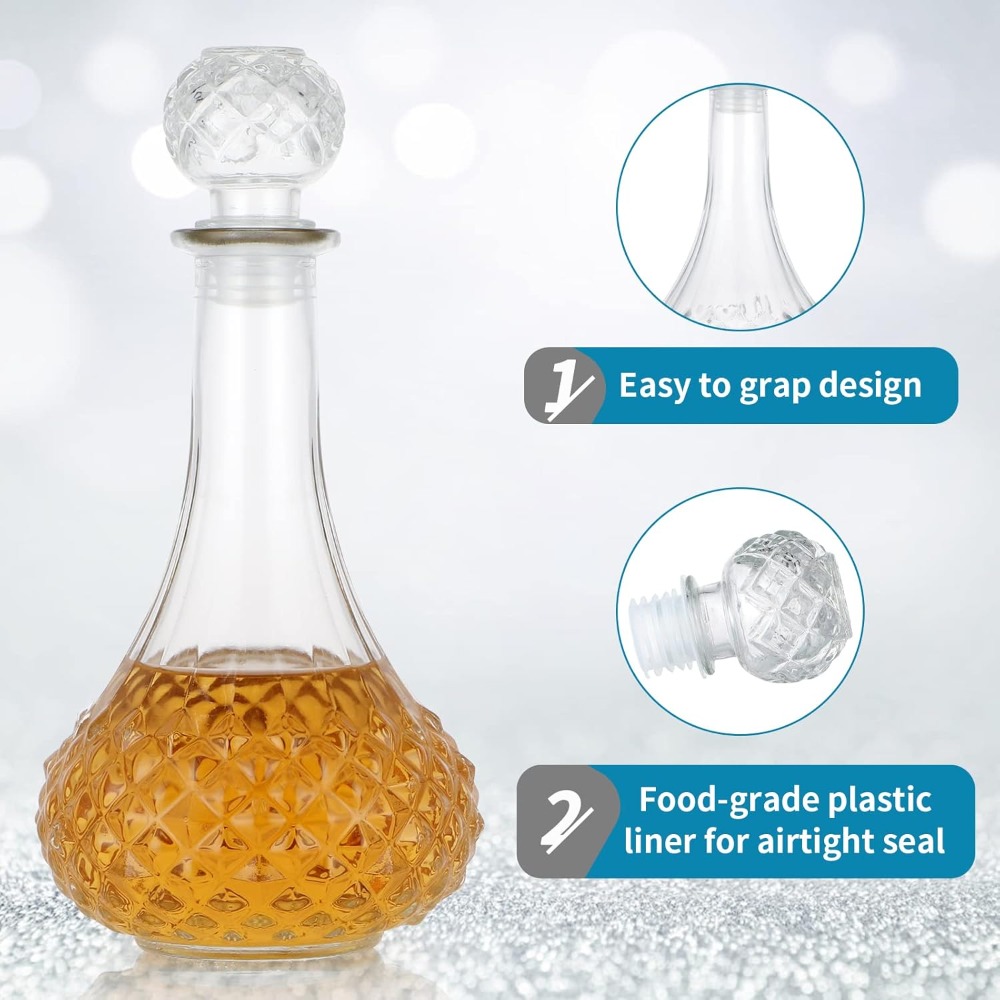 Glass Decanter with Airtight S - Glass Decanter Whiskey reseña y precio