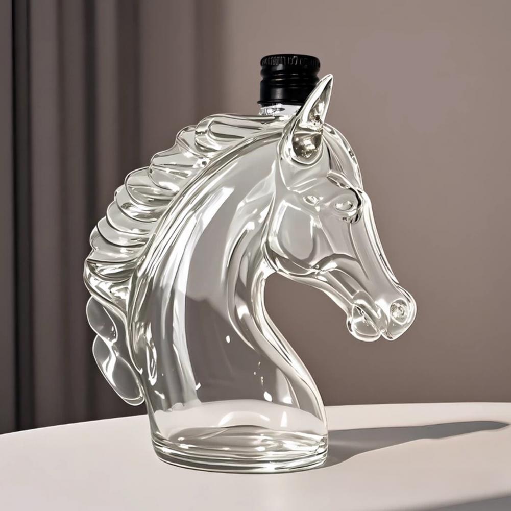 Whiskey Bottle Engraved Horse  - Glass Decanter Whiskey reseña y precio