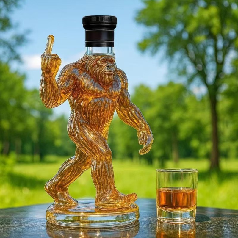 Funny Bigfoot Crown Whiskey De - Glass Decanter Whiskey reseña y precio