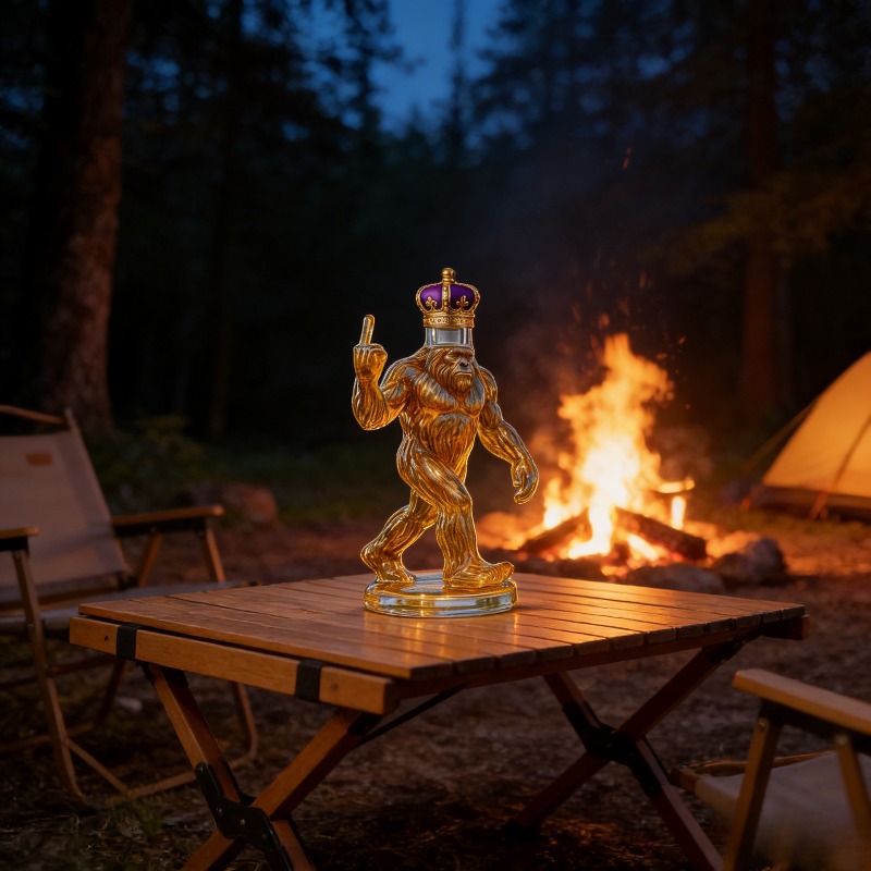 Funny Bigfoot Crown Whiskey De - Glass Decanter Whiskey reseña y precio
