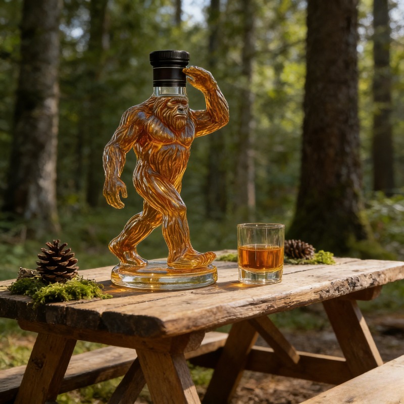 Funny Bigfoot Crown Whiskey De - Glass Decanter Whiskey reseña y precio