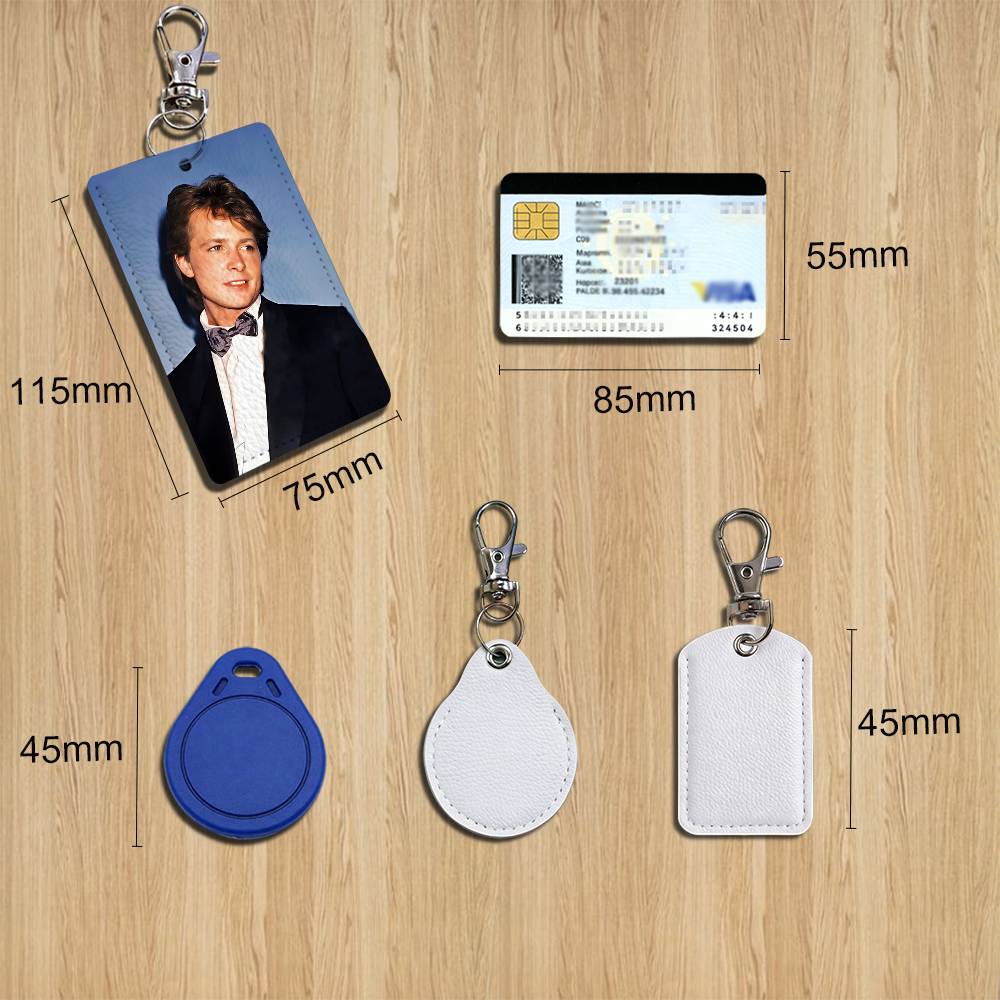 COOL M-Michael J. Fox Keychain - Leather Card Wallet reseña y precio