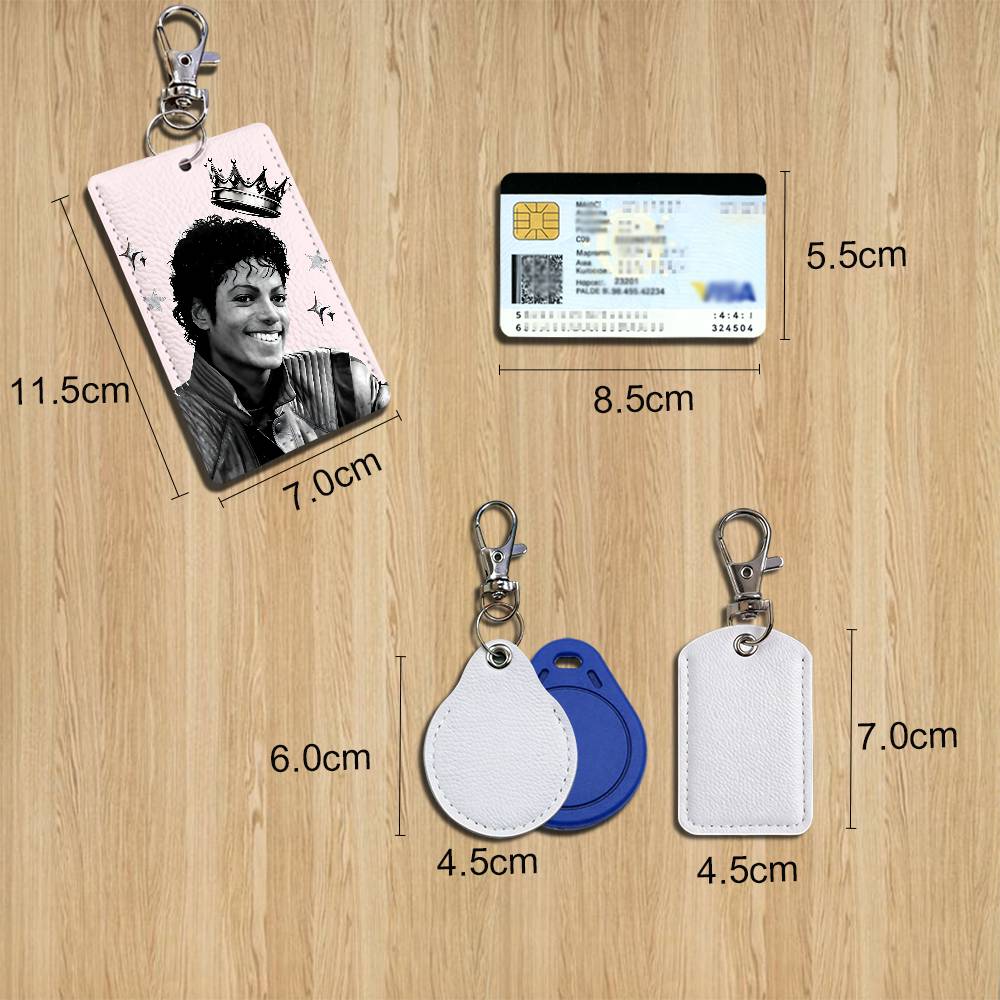 MJ first-rate Michael Jackson  - Leather Card Wallet reseña y precio