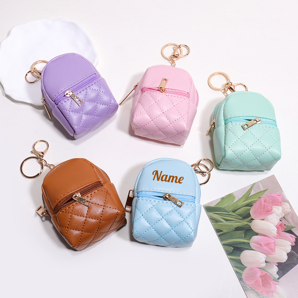 Mini Custom Name Coin Purse Pe - Leather Card Wallet reseña y precio