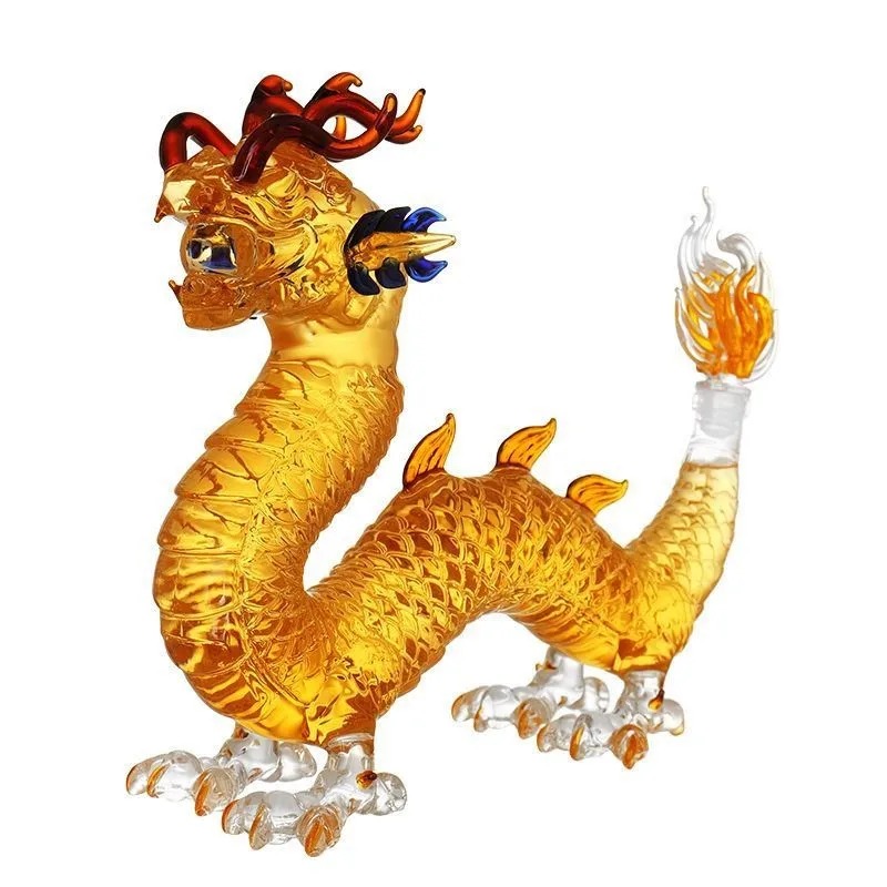 Dragon shaped Chinese Zodiac w - Glass Decanter Whiskey reseña y precio