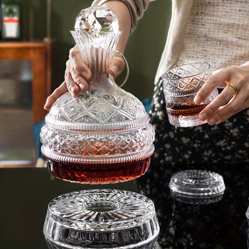 Crystal Wine Decanter Elegant  - Glass Decanter Whiskey reseña y precio