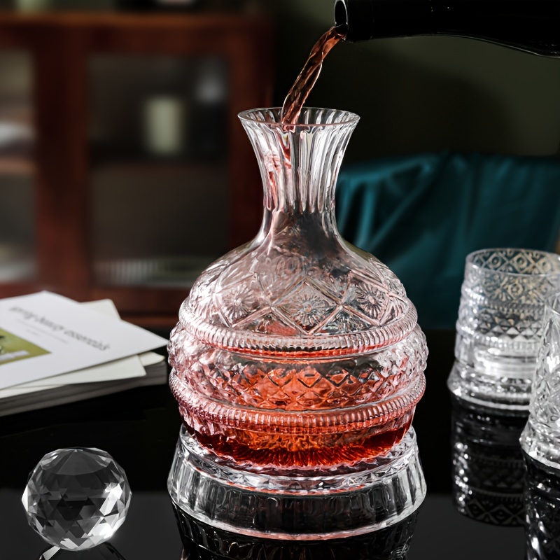 Crystal Wine Decanter Elegant  - Glass Decanter Whiskey reseña y precio