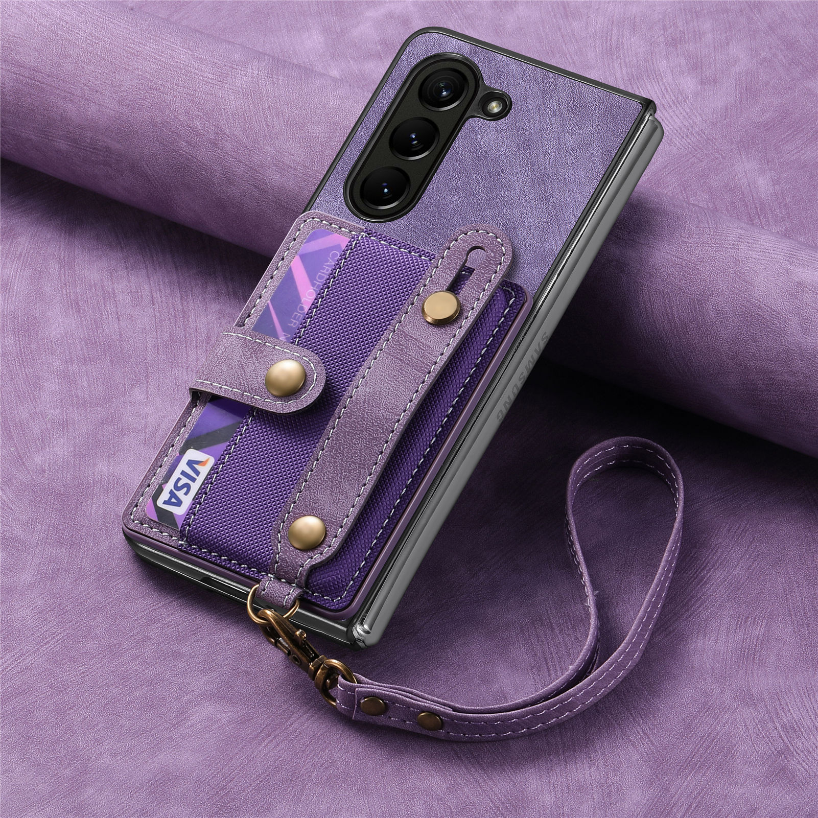 PU Leather Phone Case for Sams - Leather Card Wallet reseña y precio